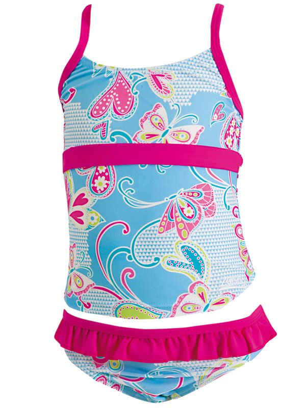 Zoggs Paradise Beach Toddler Girls Tankini