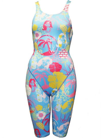 Aloha Kneelength Racing Swimsuit