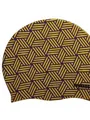 Kaleidoscope Yellow Swim Cap