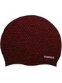 Kaleidoscope Red Swim Cap