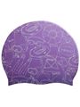 Summertime Violet Swim Cap