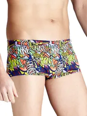 Arena Murales Yellow Star Mens Trunks