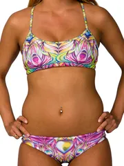 AMANZI Feathered Fantasy Womens Sports Bikini