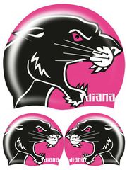 Diana Pink Panther Silicone Swim Cap