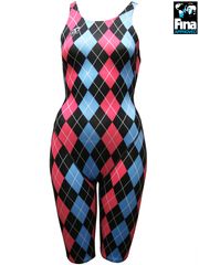 Agonswim Argyle Kneelength Racer