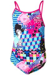 Speedo JPEG Clash Girls One Piece