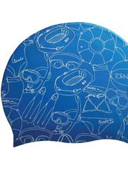 Tornado Summertime Blue Swim Cap