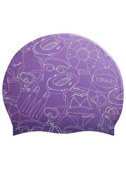 Tornado Summertime Violet Swim Cap