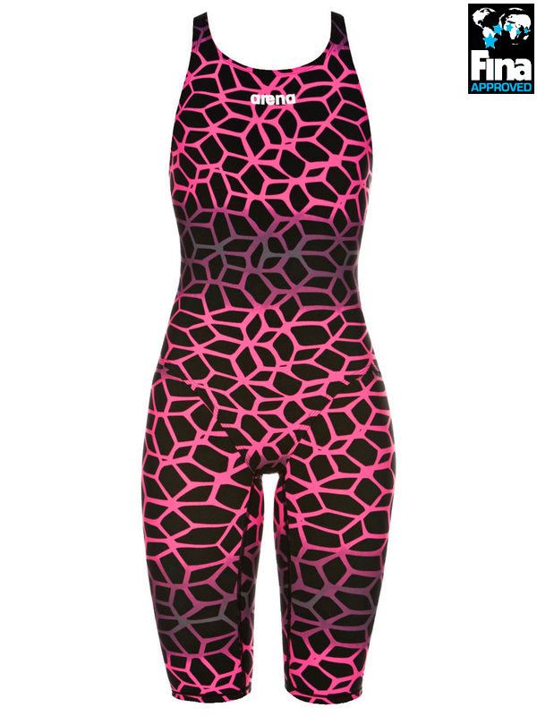 Arena Limited Edition Powerskin ST Black & Fresia Kneelength