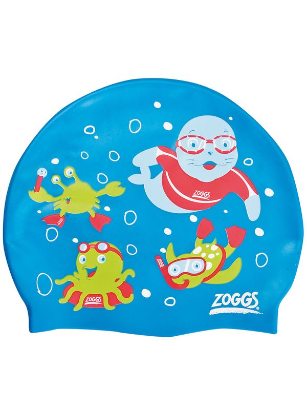 Zoggs Zoggy & Friends Blue Swim Cap