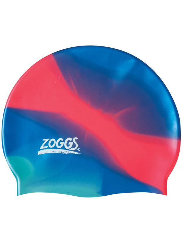 Zoggs Junior Multicolour Swim Cap Purple/Pink/Aqua