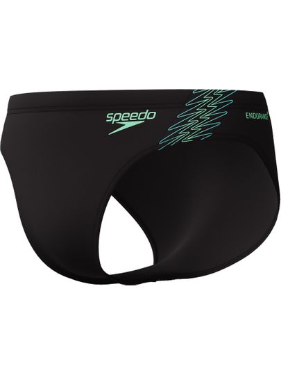 Speedo Hyperboom Splice Briefs - Black/Alfalfa Green