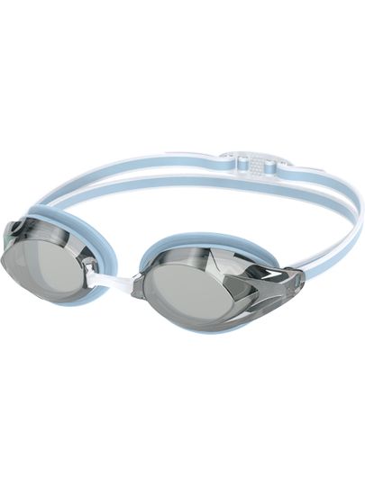 Speedo Womens Vanquisher 3.0 Goggles - Silver Mirror/Hawaiian Sky/Grey