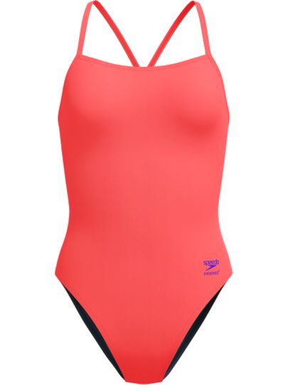 Speedo Solid-V-Back 2.0 One Piece - Neon Coral
