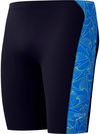 Speedo Hyperboom Panel Jammers - Navy/Lagoon Blue
