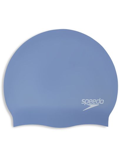 Speedo Long Hair Swim Cap - Curious Blue