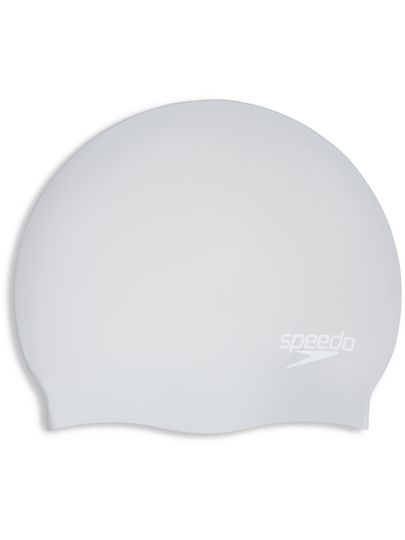 Speedo Long Hair Swim Cap - Silver