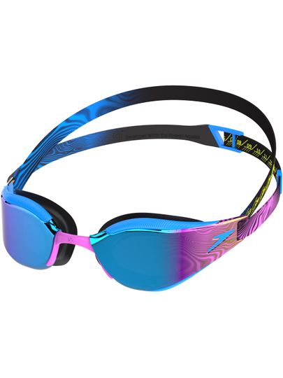 Speedo Fastskin Hyper Elite Goggles - Tropical Horizon Mirror/Mayan Blue/Smoke