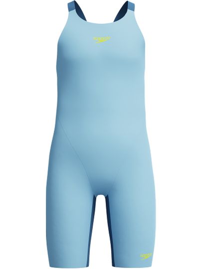 Speedo Fastskin Junior Endurance+ Max Openback Kneeskin - Sugar Blue/Nite
