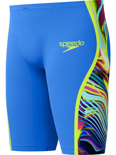 Speedo Fastskin LZR Pure Intent 2.0 Jammers - Molten Blur/Cobalt/Hyper Yellow