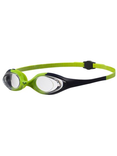Arena Spider Junior Goggles - Clear/Navy/Green