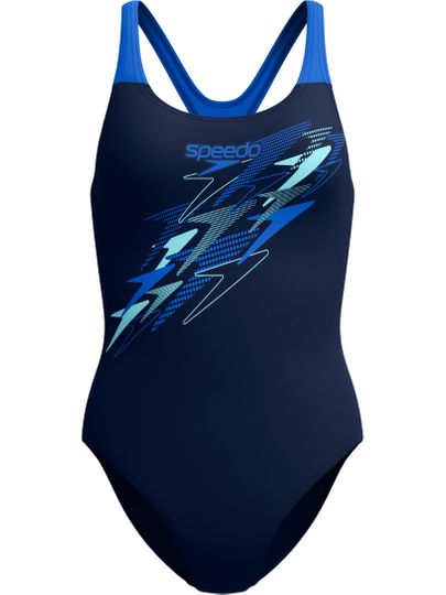Speedo Medley Logo One Piece - Peacoat/Sapphire