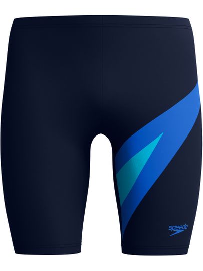 Speedo Mens Hyperboom Logo Jammers - Peacoat/Sapphire