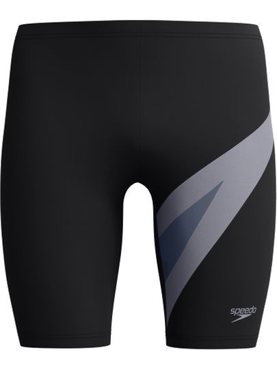 Speedo Mens Hyperboom Logo Jammers Anthracite/Grey