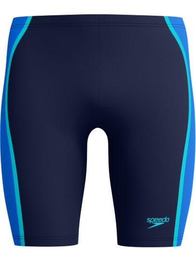Speedo Mens Solid Spliced Jammers - Peacoat/Sapphire