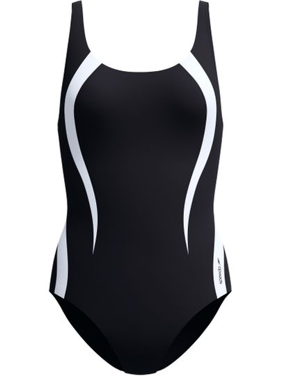 Speedo Quantum One Piece - Anthracite/White