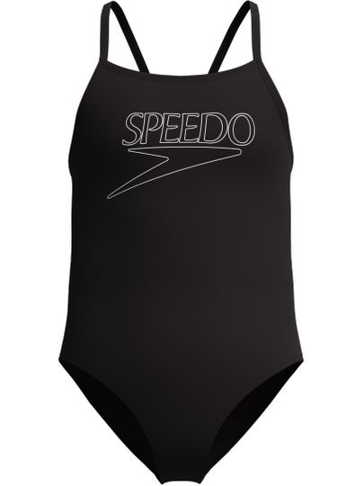 Speedo Classic Logo One Piece - Anthracite