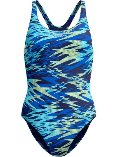 Speedo Hyperboom Allover Medalist One Piece - Peacoat