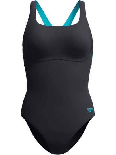 Speedo Flex Band One Piece - Anthracite/Blue