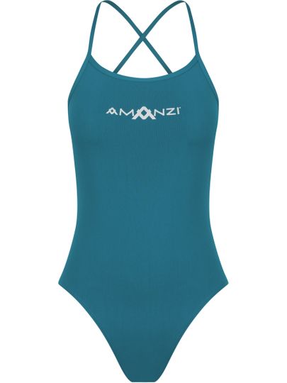 AMANZI Tie Back One Piece - Bermuda