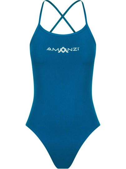 AMANZI Tie Back One Piece - Neptune