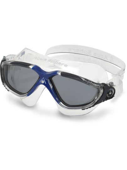 Aqua Sphere Vista Swim Mask - Smoke/Grey/Blue