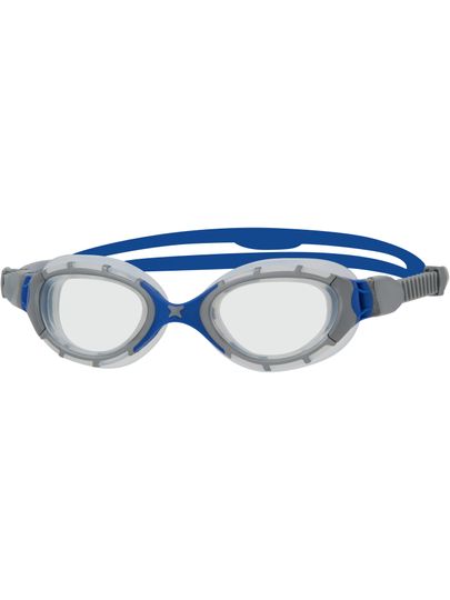 Zoggs Predator Flex Goggles - Clear/Silver/Blue