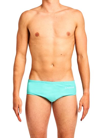 Engine Club Cut Pool Briefs - Turquoise