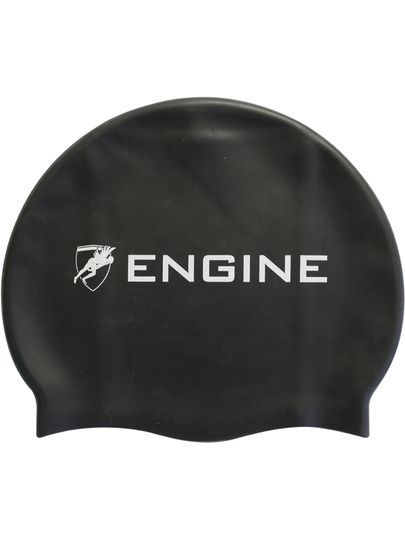 Engine Solid Swim Cap - Black