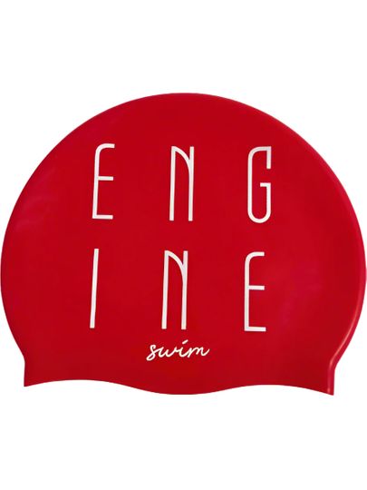Engine Tower Swim Cap - Red