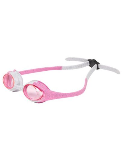 Arena Spider Kids Goggles - Pink Tint/Grey