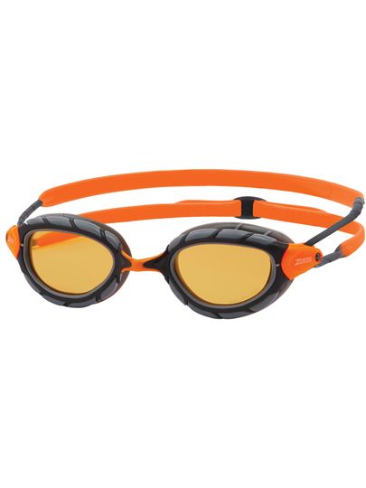 Zoggs Predator Polarized Ultra Small Fit Goggles - Polarized Copper/Grey/Orange