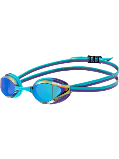 Arena Python Junior Goggles - Emerald Mirror/Peacock