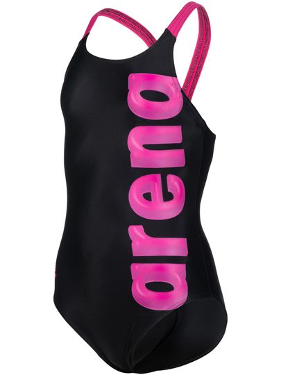 Arena V- Back One Piece - Graphic Black/Pink
