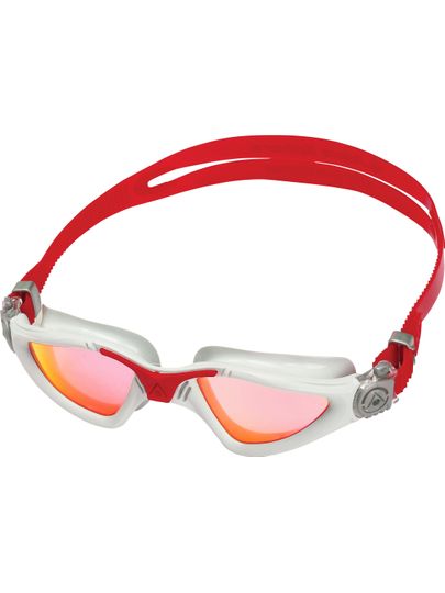 Aqua Sphere Kayenne Goggles - Red Titanium Mirror/Grey/Red