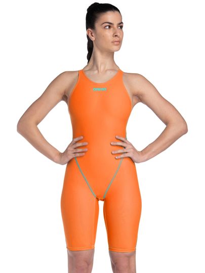Arena Powerskin ST NEXT Openback Kneeskin - Mandarin