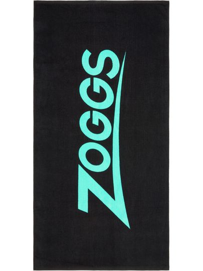 Zoggs Pool Towel - Black/Turquoise