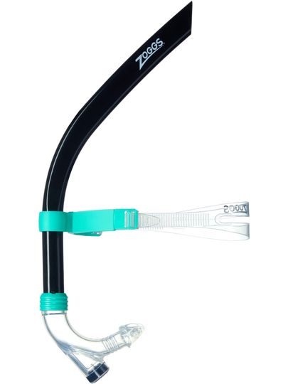Zoggs Centre Line Snorkel - Black/Turquoise