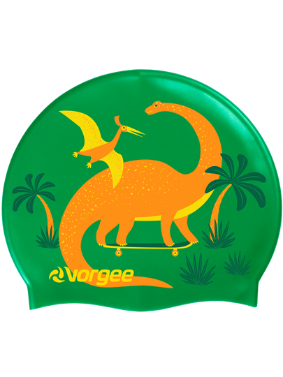 Vorgee Junior Character Swim Cap - Dinosaur