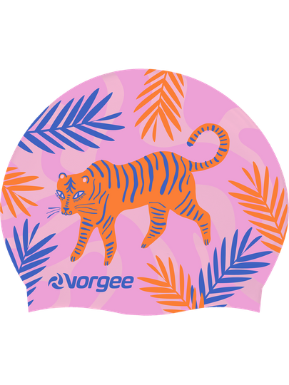 Vorgee Miss Glamour Swim Cap - Tiger